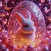 Eggs And Bunny-11CT Stamped Cross Stitch 40*40cm/15.75*15.75in