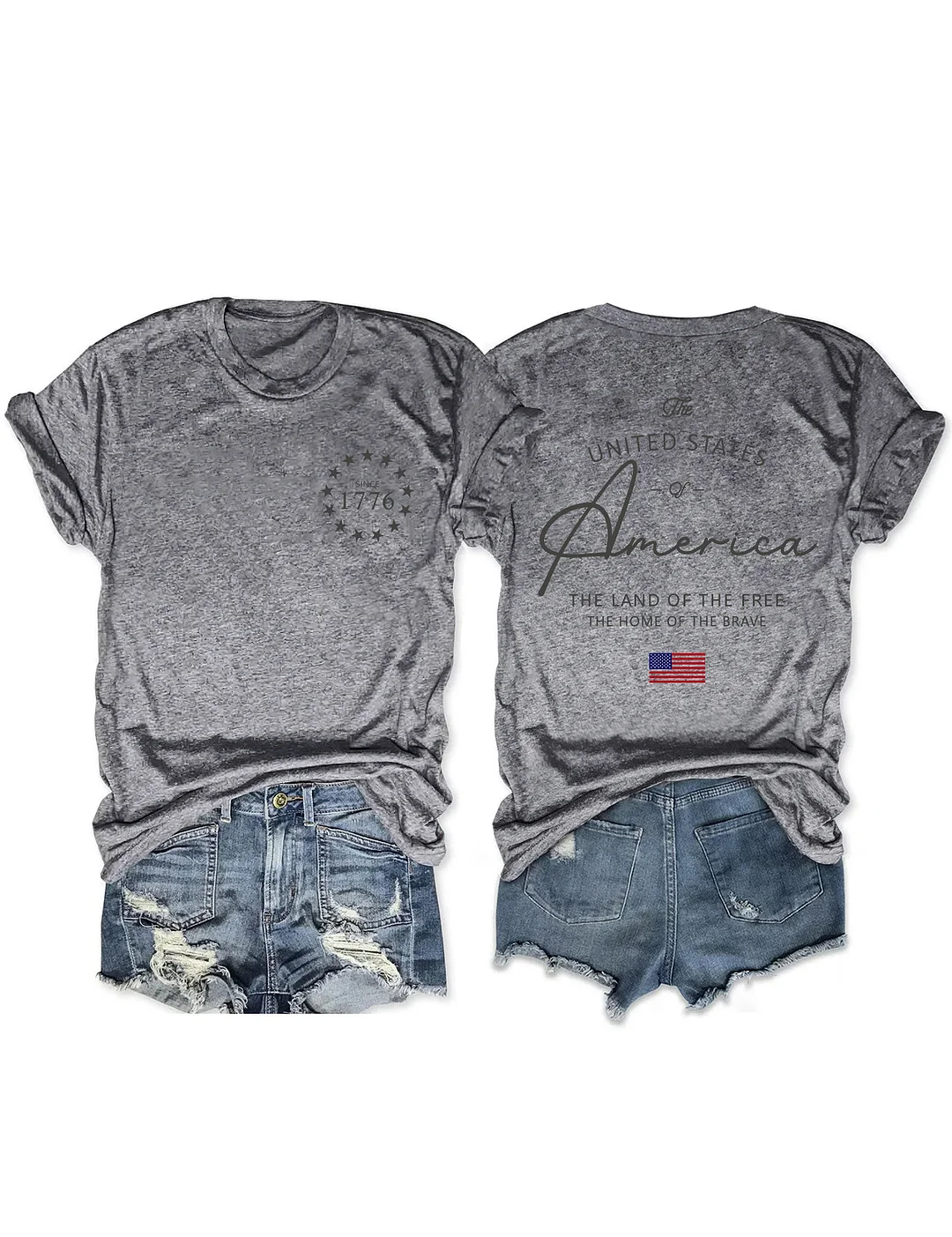 Land Of The Free 4th of July T-shirt