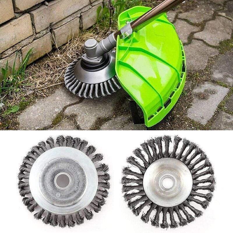 Break-Proof Wired Round Edge Weed Trimmer Blade - vzzhome