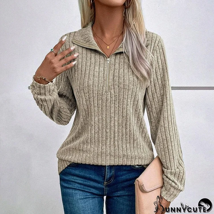 Comfy Long Sleeve Plain Top