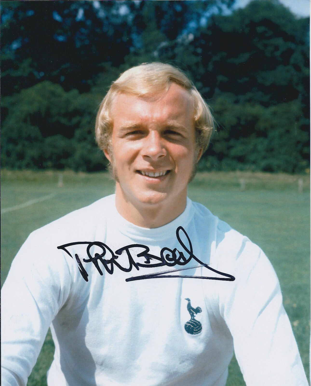 Phil BEAL SIGNED Autograph 10x8 Photo Poster painting AFTAL COA Spurs TOTTENHAM UEFA Cup Winner