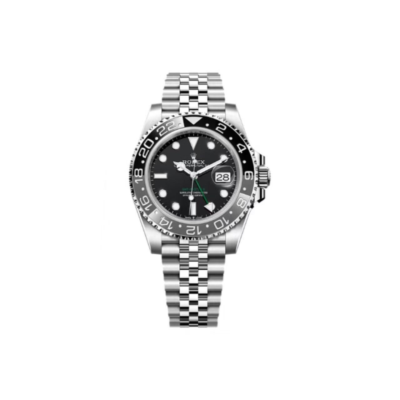 CLEAN廠 ROLEX勞力士 格林尼治II型 自動機械機芯 40mm 黑色錶盤 灰蛋圈 M126710GMR-0003