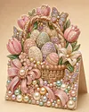 6pcs DIY Dreamy Easter Diamond Painting 3D Greeting Card