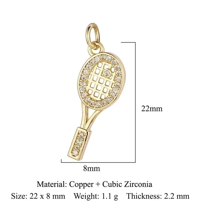 3 Pieces Copper Zircon 18K Gold Plated Dolphin Butterfly