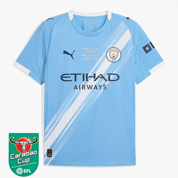 【S~4XL】Manchester City 25/26 Carabao Cup Final Jersey