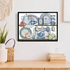(Counted/Stamped) 14CT Porcelain - Cross Stitch 36*28cm/14.17*11.02in(Brand)