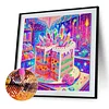 Cakes Desserts - Crystal Rhinestone Diamond Painting