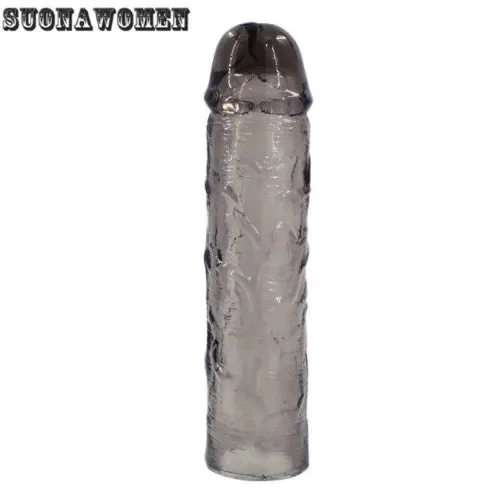 pornhint Pornhint 6.7&Ograve;Male Penis Extension Extender Thick Tool Sheath Sleeve Girth Enhancer Condom