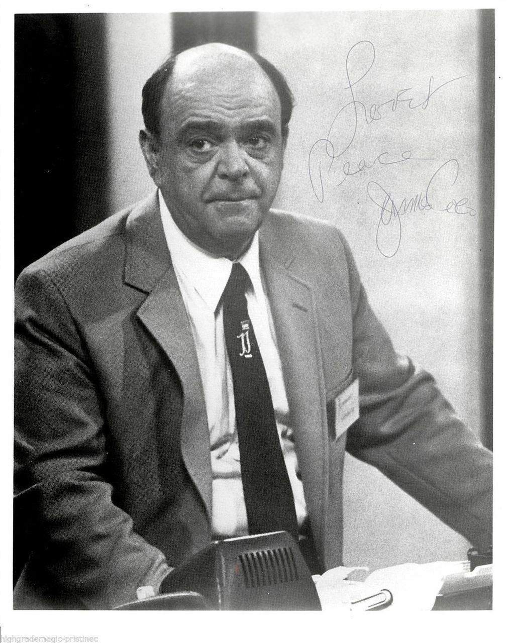 JAMES-COCO-SIGNED-AUTOGRAPHED-8X10-DECEASED-JSA #N38812