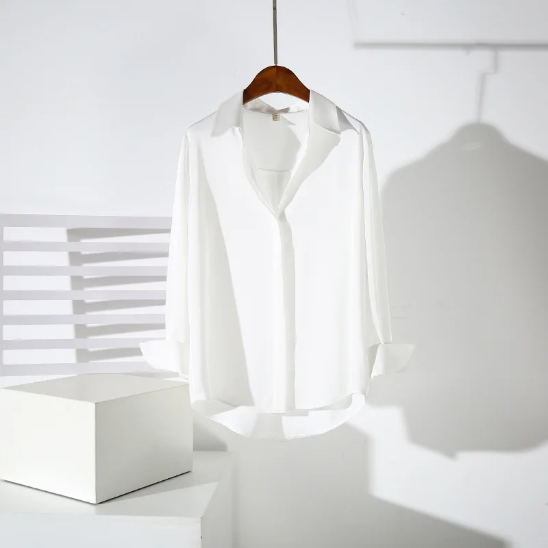 Uveng Uveng Red Dingy Shirt Long Sleeve Commuting Professional Blouse Spring And Autumn Anti- Wrinkling Temperament Shirt Summer