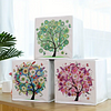 5D Diamond Painting Folding Storage Basket Box Embroidery Cross-stitch Picture Art Craft For Home Closet Cabinet Bedroom Toy Sundry Organizer (Season Tree)