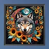 Diamond Painting -DIY Full Square Drill Indian Wolf(45*45CM)