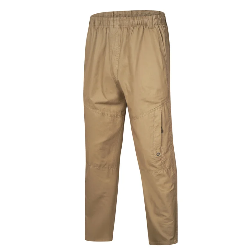 Men's Outdoor Elastic Waist Casual Cargo Pants