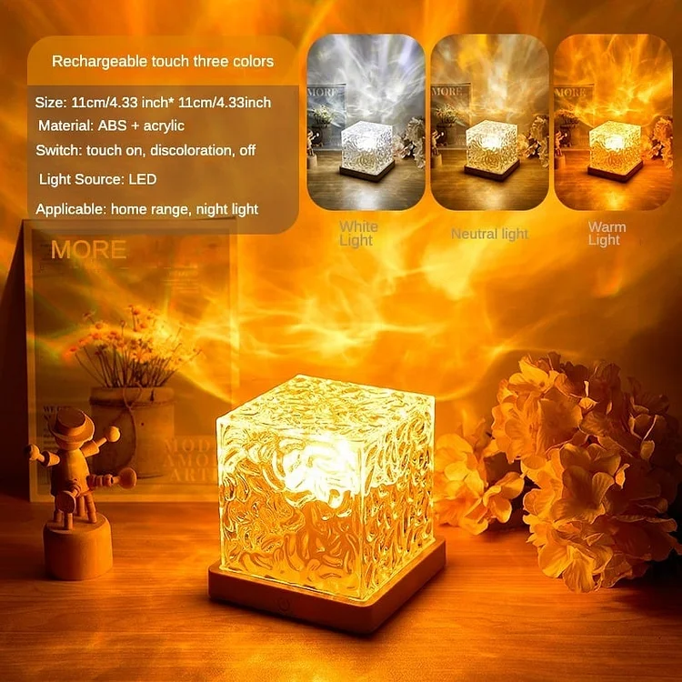 🔥New Year Hot Sale 40% OFF-Dynamic Rotating Water Ripple Projector Night Light🔥