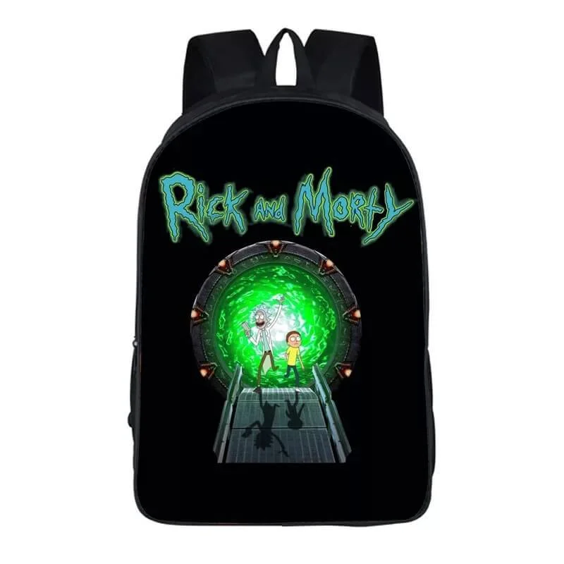 Buzzdaisy Anime Rick And Morty #10 Cosplay Backpack School Notebook Bag