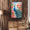 (40*60cm)DIY Full Round Drill Diamond Painting-Peacock