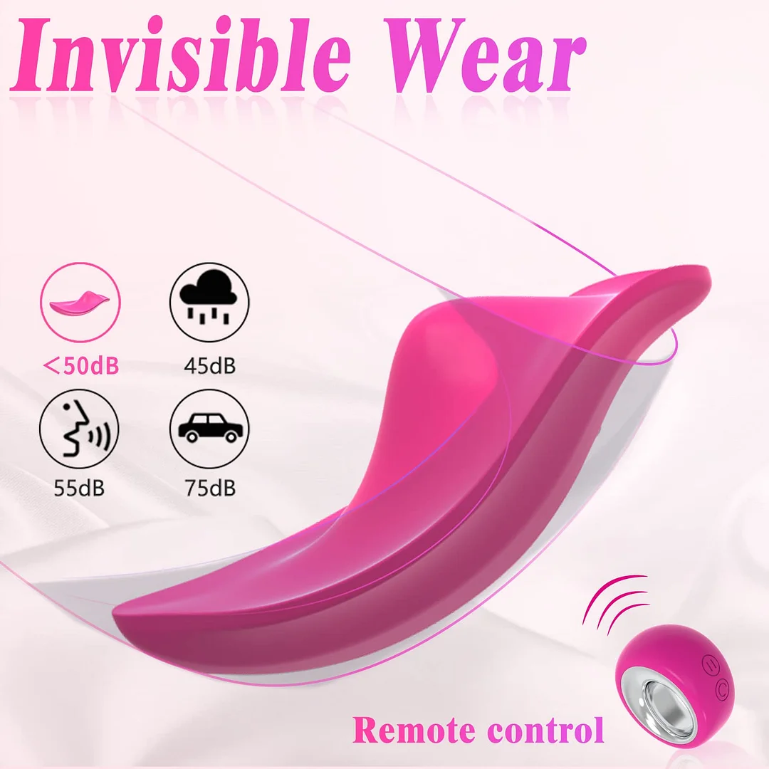 Rechargeable Waterproof Remote Control Panty Vibrator with 12 Pleasure Patterns