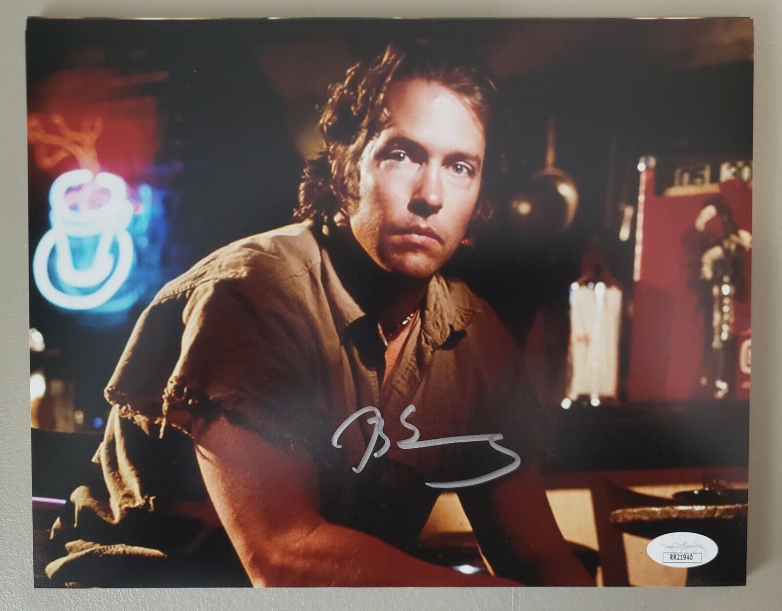 8X10 Autographed by DB Sweeney in Fire in the Sky. JSA