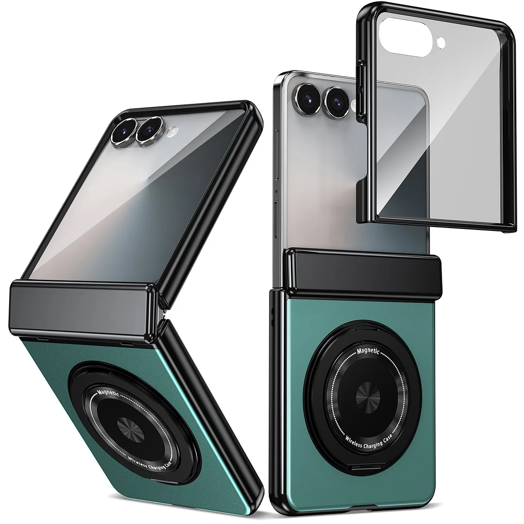 Suitable For Galaxy Zfold7/6 Magnetic Rotating Bracket Mobile Phone Case   
