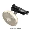 USB Powered Car Fan for Backseat 3 Speeds and 300 Degree Adjustable Vehicle Rear Headrest Fan for Universal Cars SUV Sedan Trucks