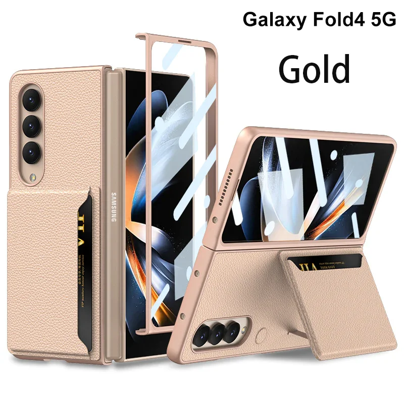 Applicable To For Samsung ZFold4 Folding Card Bag Phone Case