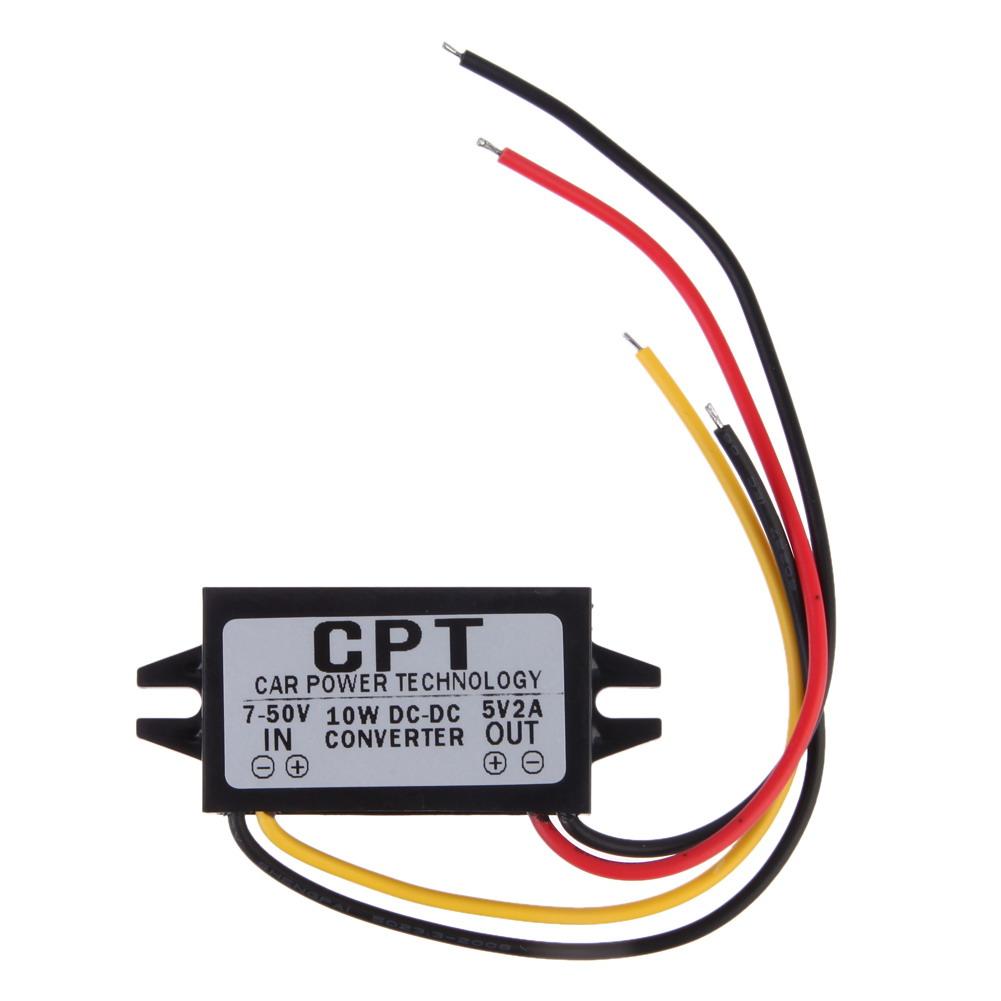 

5.5X2.5DC 5V Male Converter CPT Car Power Step Down Regulator, 501 Original