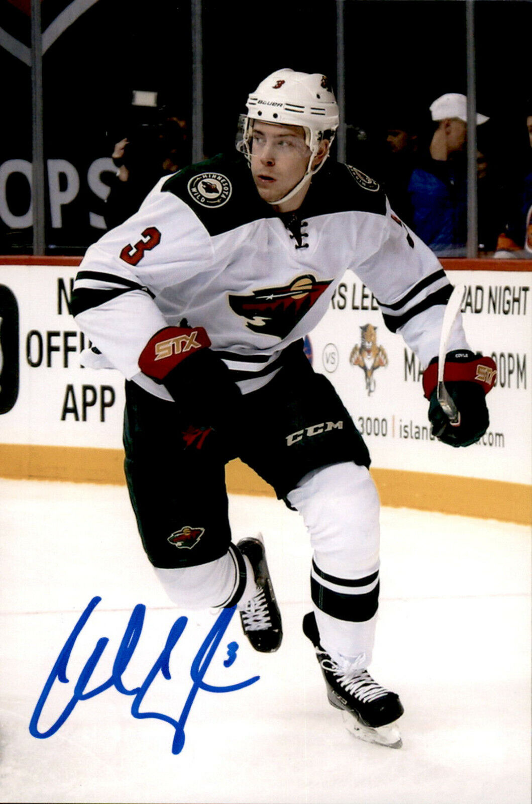 Charlie Coyle SIGNED autographed 4x6 Photo Poster painting MINNESOTA WILD #2