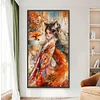(40*75cm)DIY Full Round Drill Diamond Painting-Girl