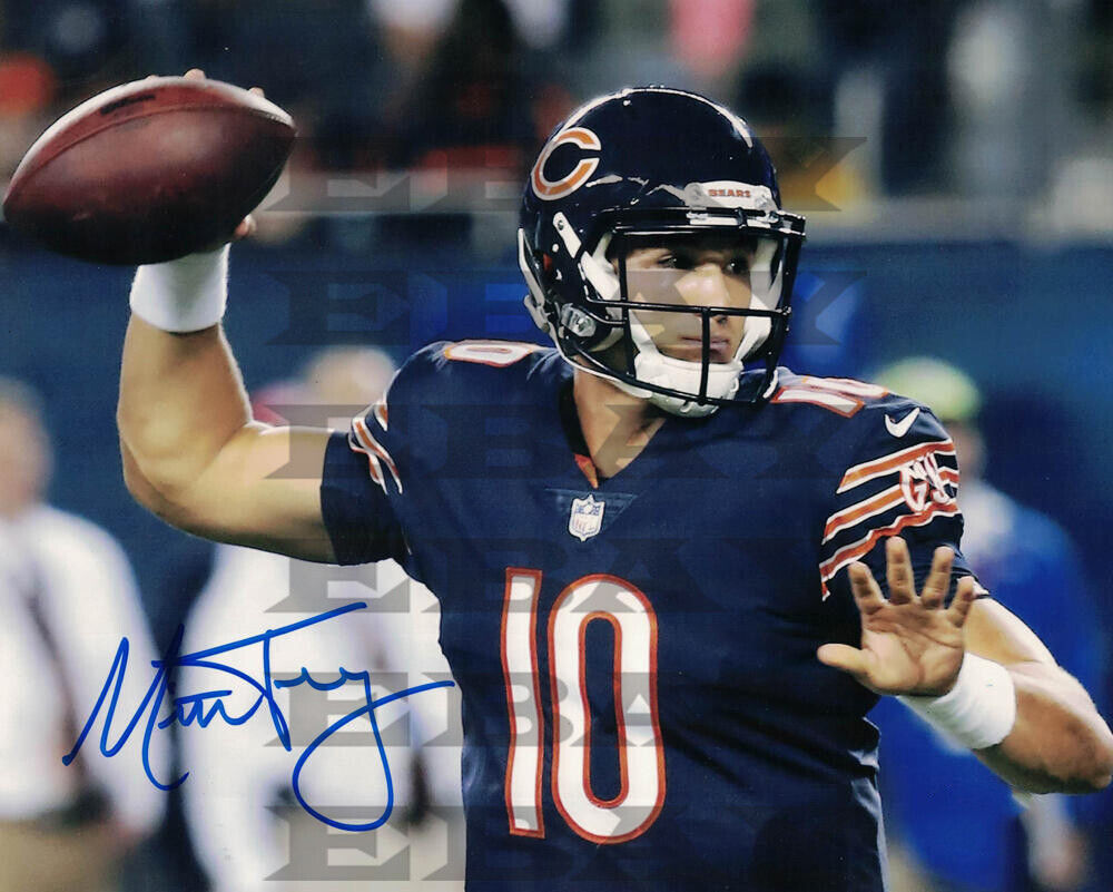 Mitch Trubisky Chicago Bears Signed 8x10 autographed Photo Poster painting Reprint