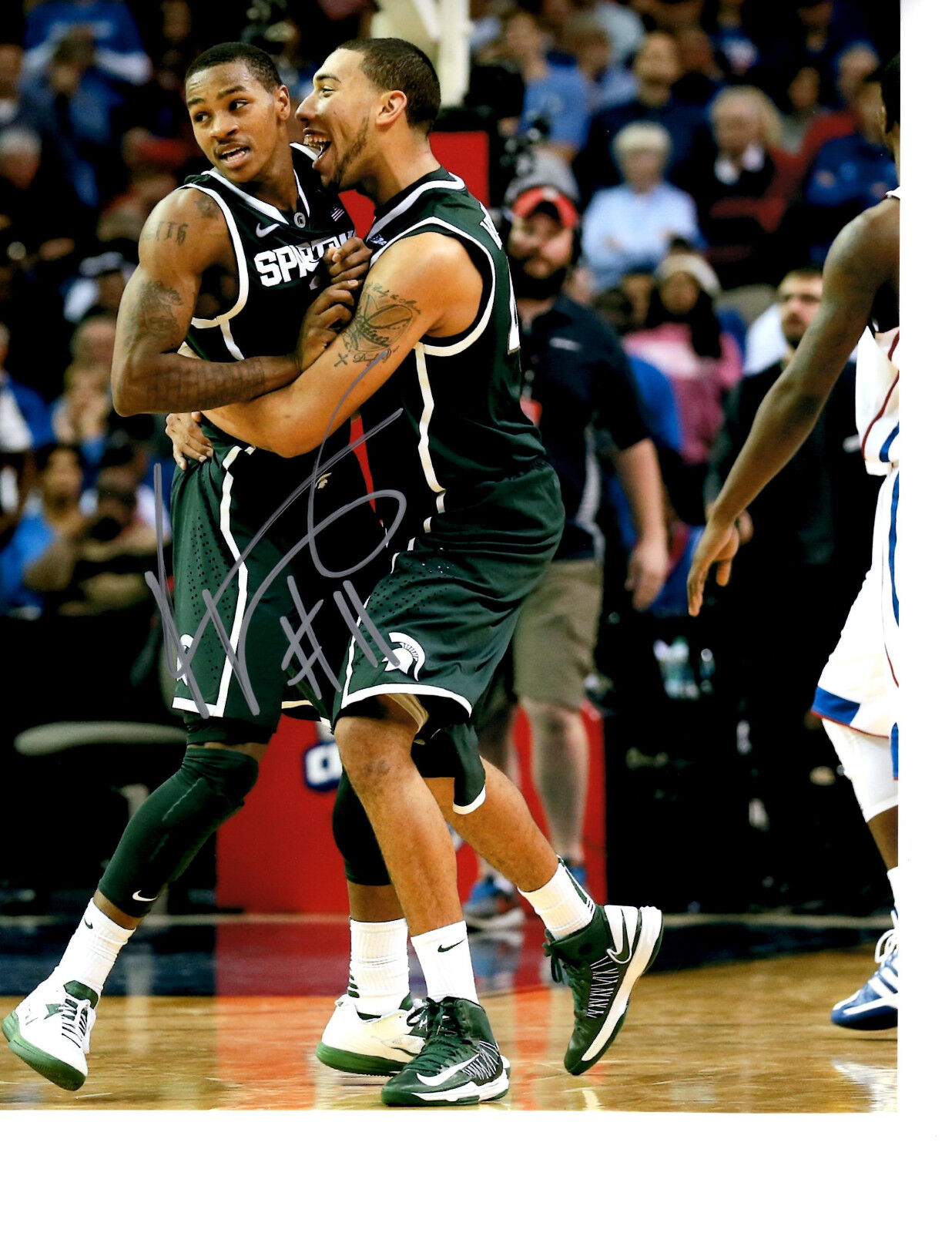 Keith Appling signed auto Photo Poster painting Michigan State basketball Big10 Spartans MSU L