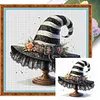 Witch Hat-14CT Stamped Cross Stitch 40*40cm tapestrymarket