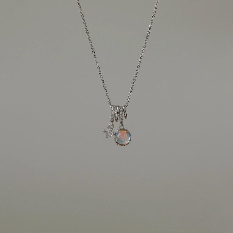 Sweet Commute Sunflower Heart Shape 304 Stainless Steel Zircon 16K Gold Plated 18K Gold Plated Stainless Steel Necklaces