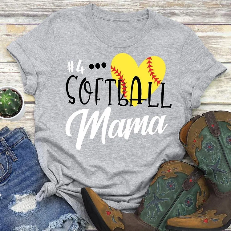 softball mama T-shirt Tee -01212
