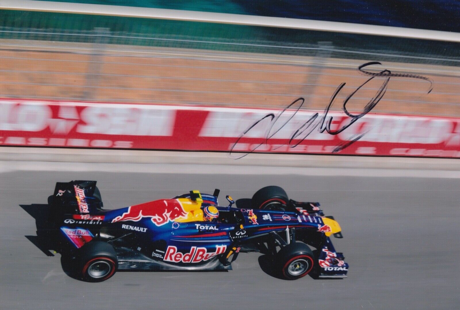 Mark Webber Hand Signed 12x8 Photo Poster painting F1 Autograph Red Bull Racing 5