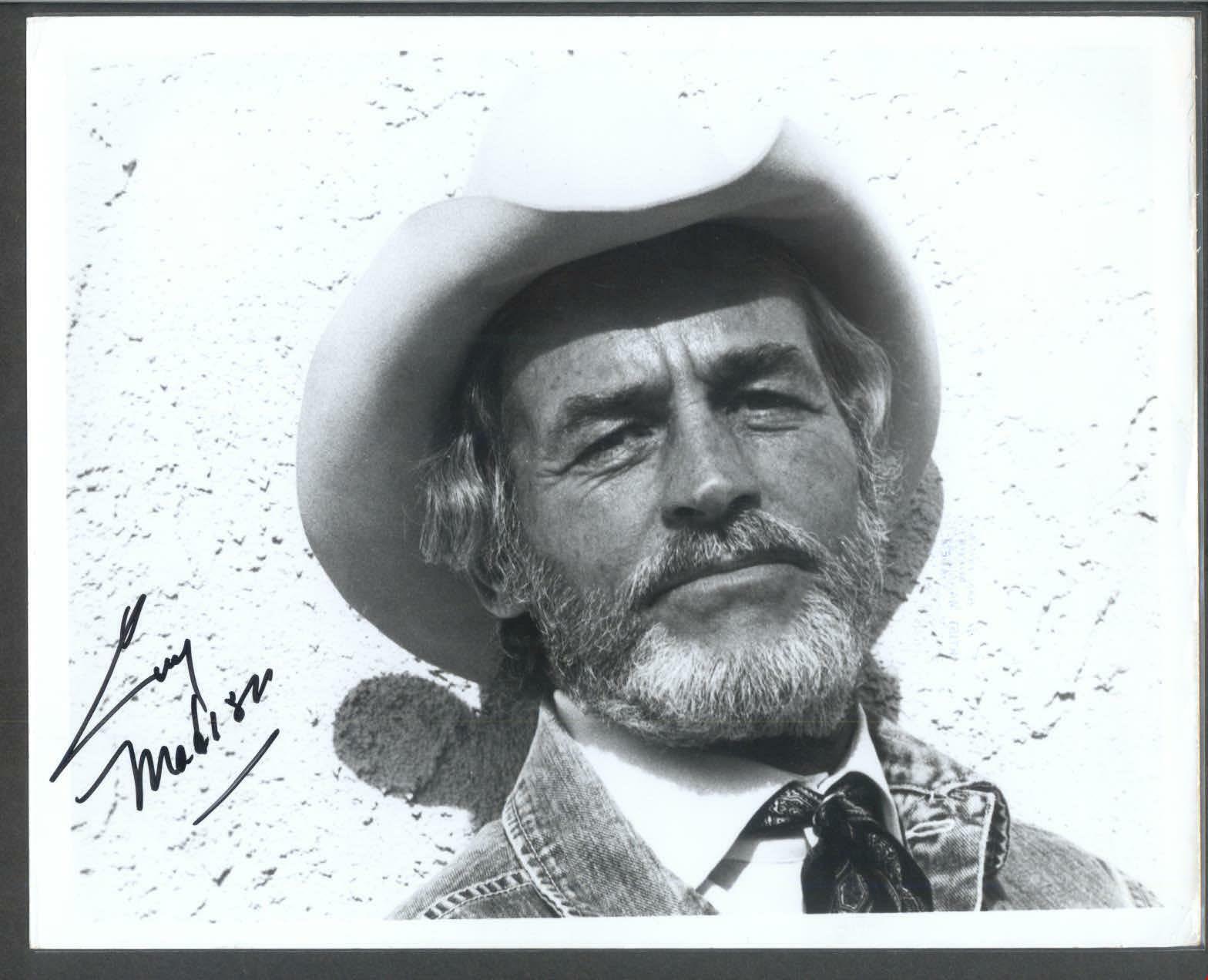 Guy Madison - Signed Vintage Celebrity Autograph Photo Poster painting - Western Cowboy Actor