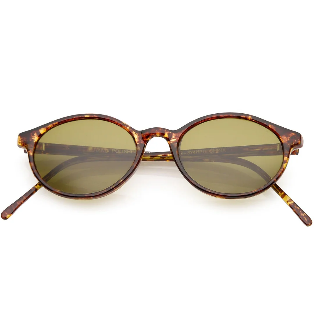 True Vintage Small Horn Rimmed Oval glasses Slim Arms 48mm