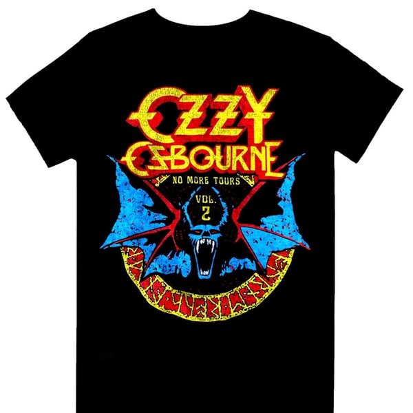 Ozzy Osbourne - No More Tours Vol 2 Tour Ltd Edition Bat T-Shirt - Life is Beautiful for You - SheChoic