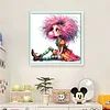 Weird Girl-11CT Stamped Cross Stitch 40*40cm/15.75*15.75in tapestrymarket