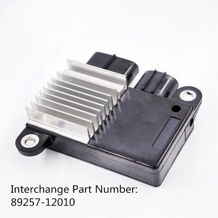 Silscvtt Control Module 89257-12010 Cooling Fan Control Unit Replacement for Toyota Corolla Matrix Mazda5 CX-7 Black