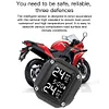 M5 Motorcycle Wireless Tire Pressure Monitoring Alarm with External Sensors