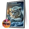 5Diamond Painting -DIY Round Drill Tiger