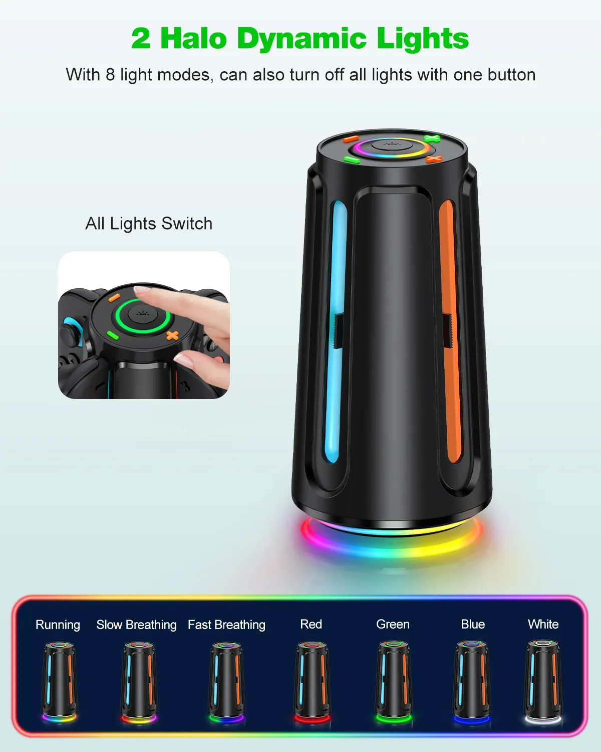 DinoFire for Switch2 cylindrical handle charging base 4 Charger Dock ...