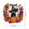 >SALE<Acrylic Special Shape Black Cat Pumpkin DIY Diamond Garland Pendant Kit