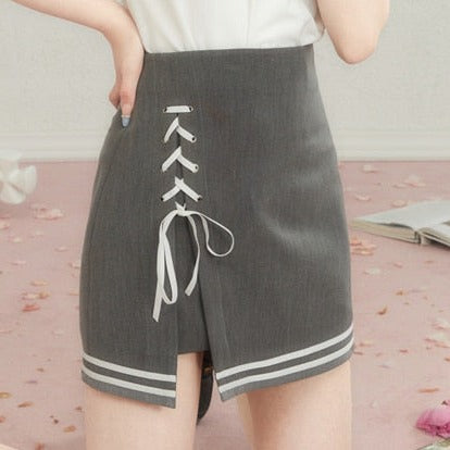 Aiertu - Sisi the Class Prefect Top and Skirt Dress Set Kawaii Academia Y2K Cottagecore Coquette Fairycore Dollette Princesscore Bottoms Aiertu