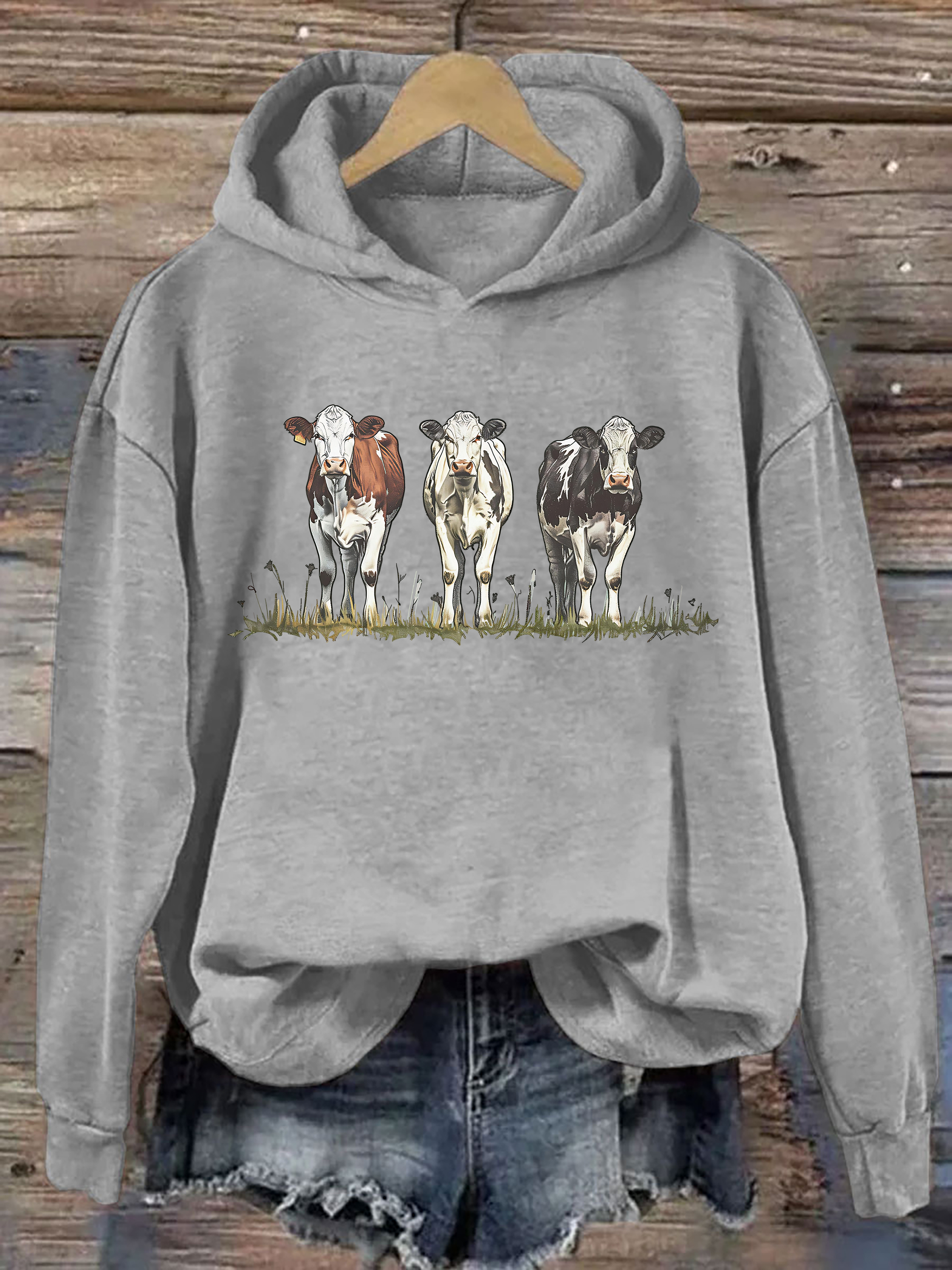 Western Cows Hoodie