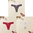 Boycrud 3PCS Women Sexy Lace Panties Low-waist  Temptation Underwear T-Back Thong Female G String Breathable Lingerie Briefs Embroidery