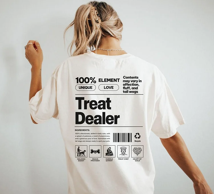 Treat Dealer Shirt, Dog Lover Shirt, Dog Mom Shirt