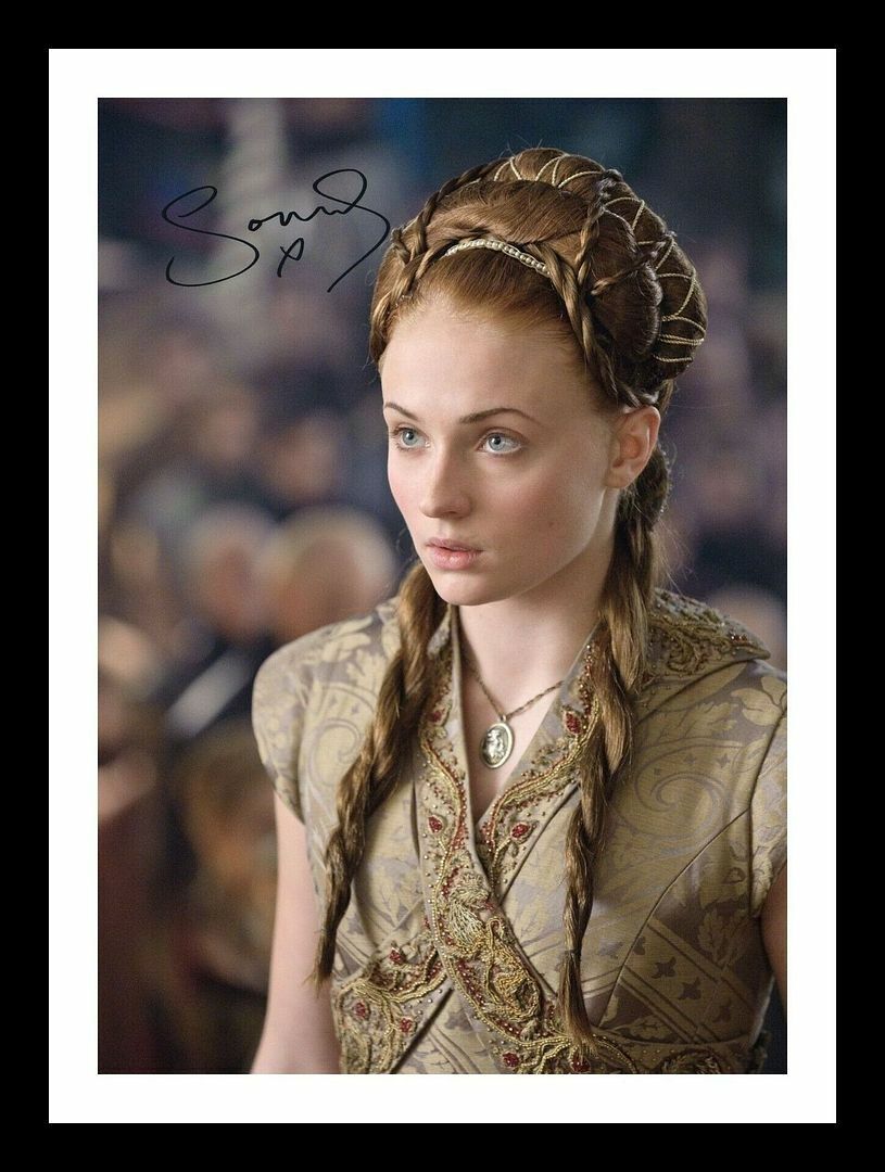 Sophie Turner - Game Of Thrones Autograph Signed & Framed Photo Poster painting 1