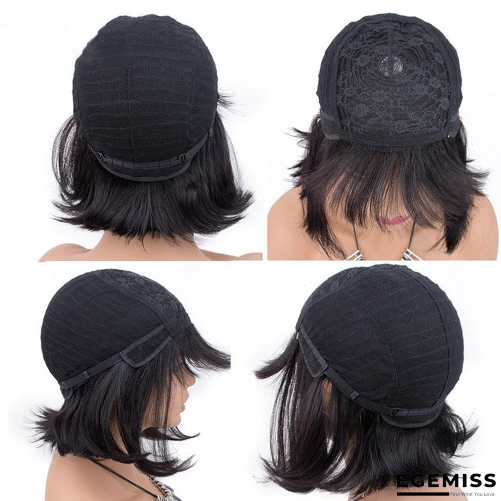 Human Hair Wig with Real Hair Bobo Hair Wig Natural | EGEMISS