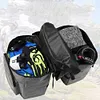 Bike Rear Rack Double Pannier Bag for Cycling Traveling Commuting (Graphite Grey)